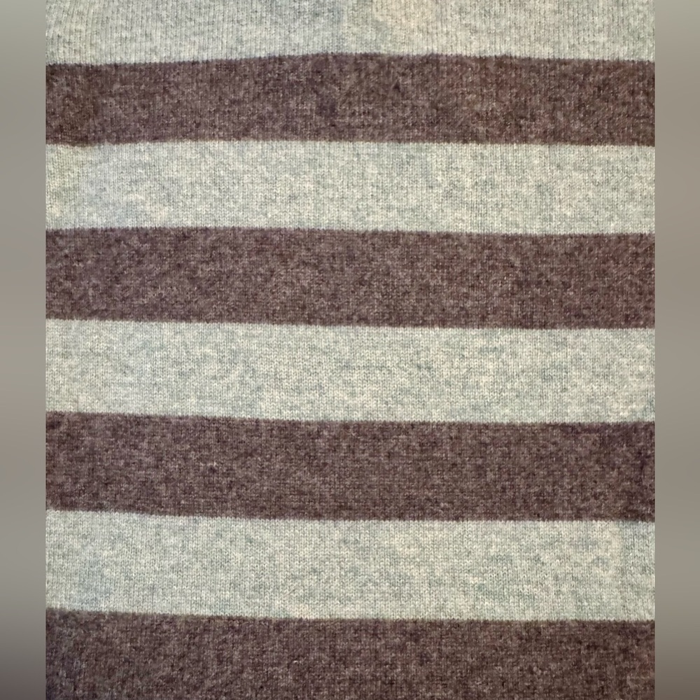 J Crew Cashmere Collared Sweater With Rugby Stripe - XSmall - Picture 5 of 5